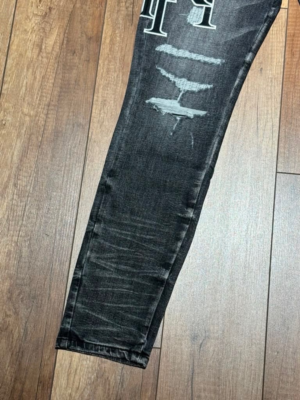 Amiri Mens Black Ripped Skinny Jeans Brand New Waist Size 30,32 - Picture 13 of 15